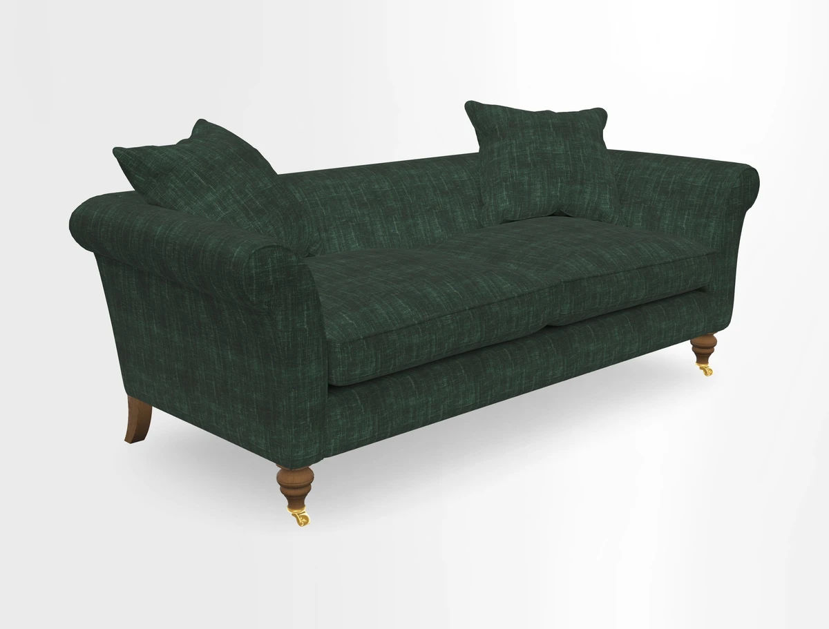 Otley 3 Seater Sofa in RHS Botanicals Palm Leaf Corn
