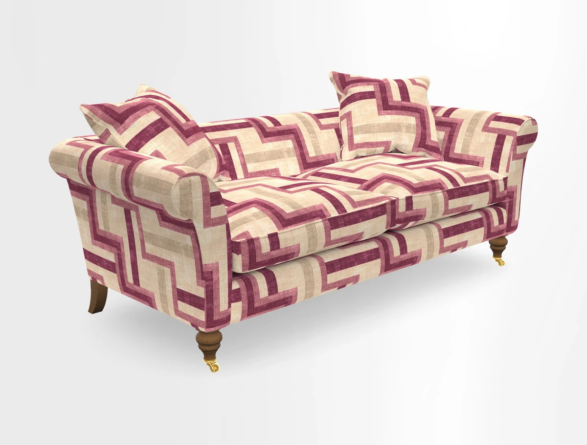 Otley 3 Seater Sofa in RHS Botanicals Palm Leaf Corn