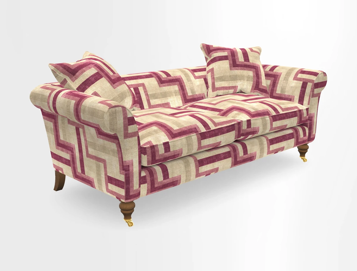 Otley 3 Seater Sofa in RHS Botanicals Palm Leaf Corn