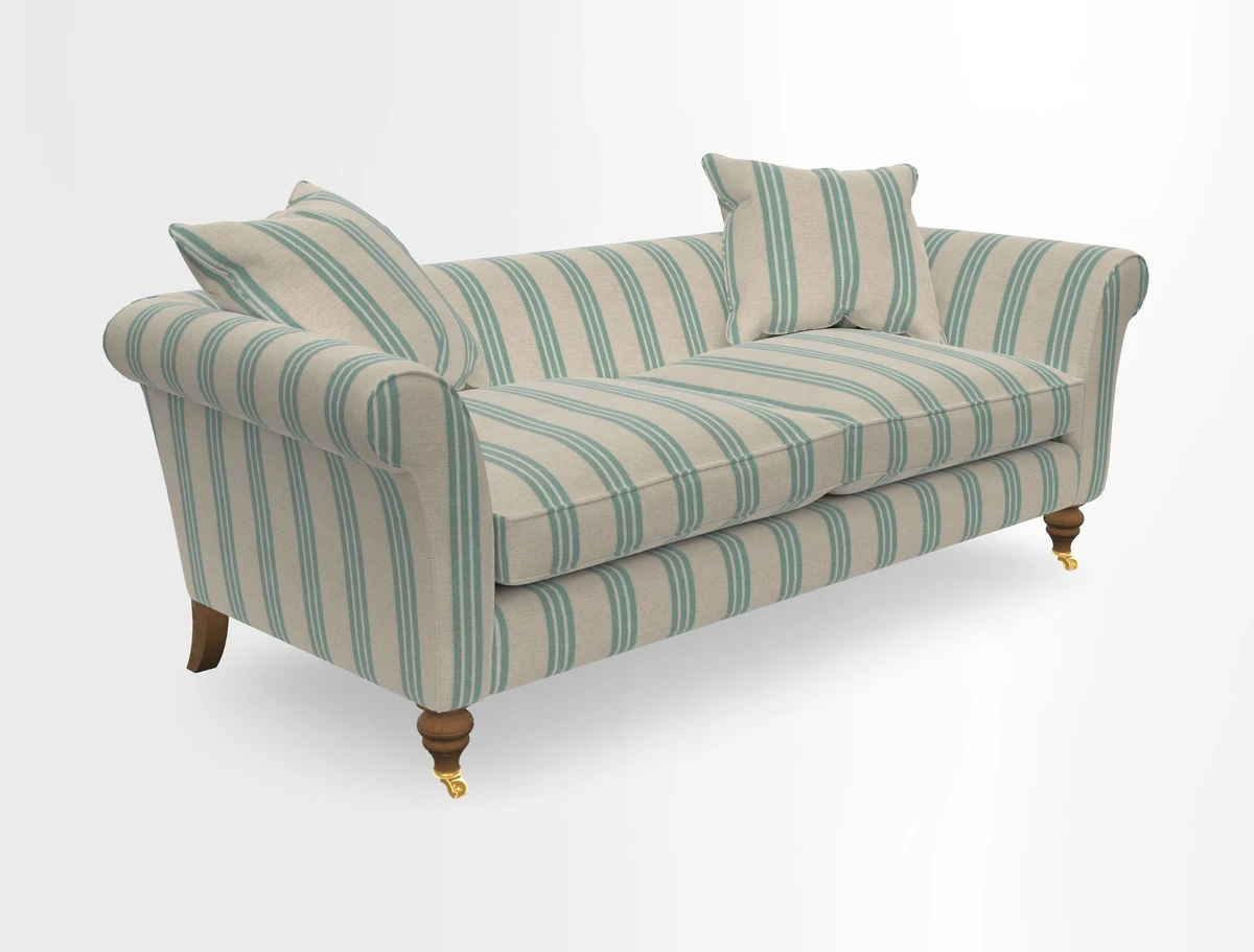 Otley 3 Seater Sofa in RHS Botanicals Palm Leaf Corn
