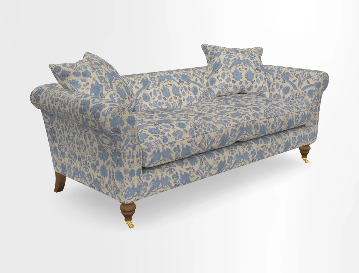 Otley 3 Seater Sofa in RHS Botanicals Palm Leaf Corn