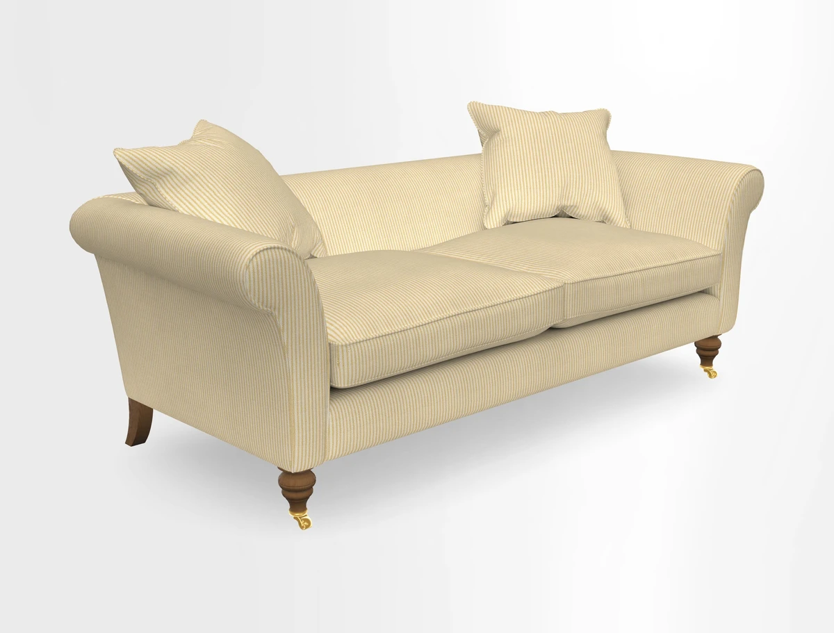 Otley 3 Seater Sofa in RHS Botanicals Palm Leaf Corn