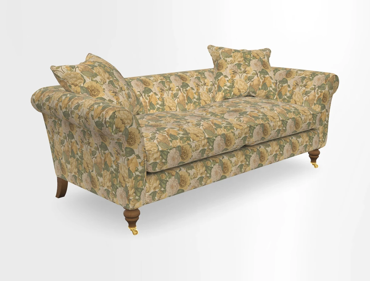Otley 3 Seater Sofa in RHS Botanicals Palm Leaf Corn