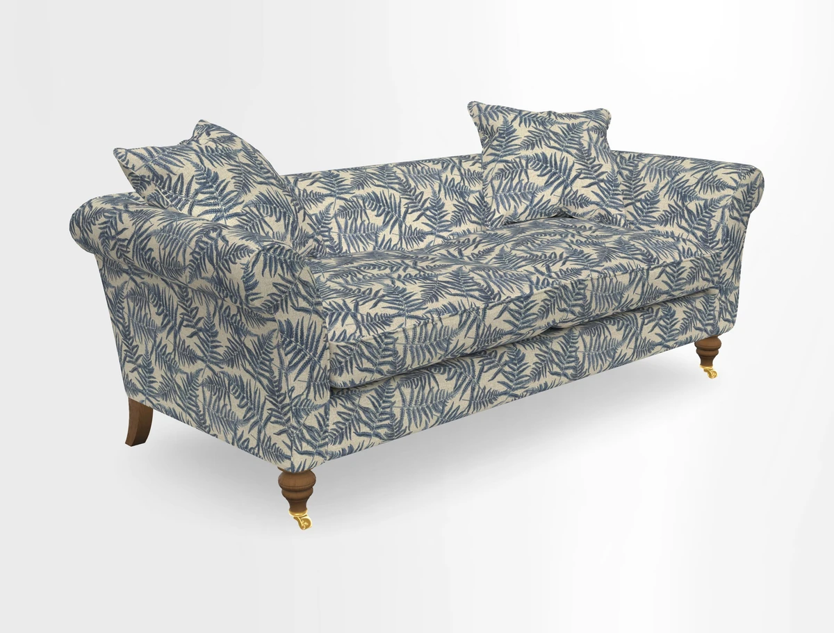 Otley 3 Seater Sofa in RHS Botanicals Palm Leaf Corn