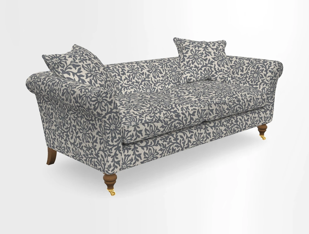 Otley 3 Seater Sofa in RHS Botanicals Palm Leaf Corn