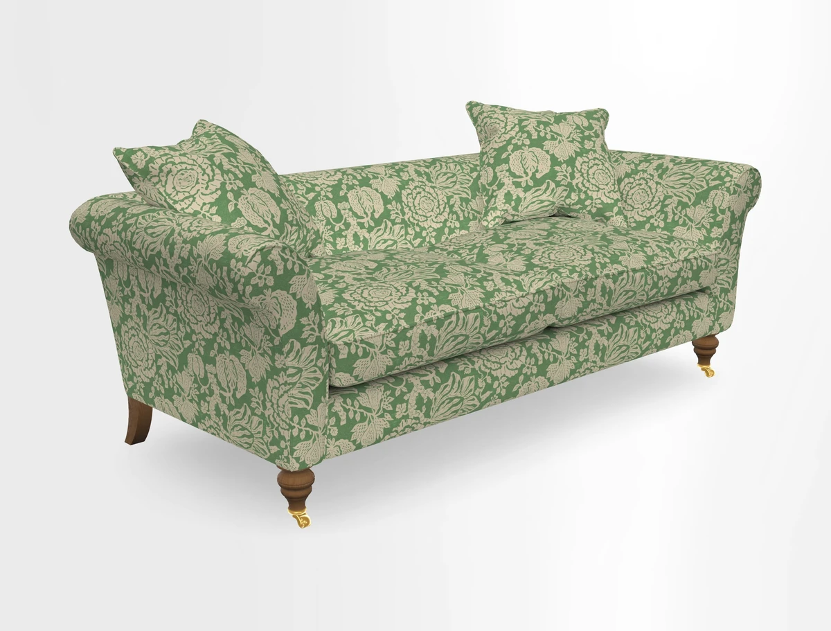 Otley 3 Seater Sofa in RHS Botanicals Palm Leaf Corn