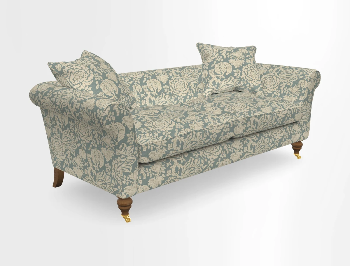 Otley 3 Seater Sofa in RHS Botanicals Palm Leaf Corn