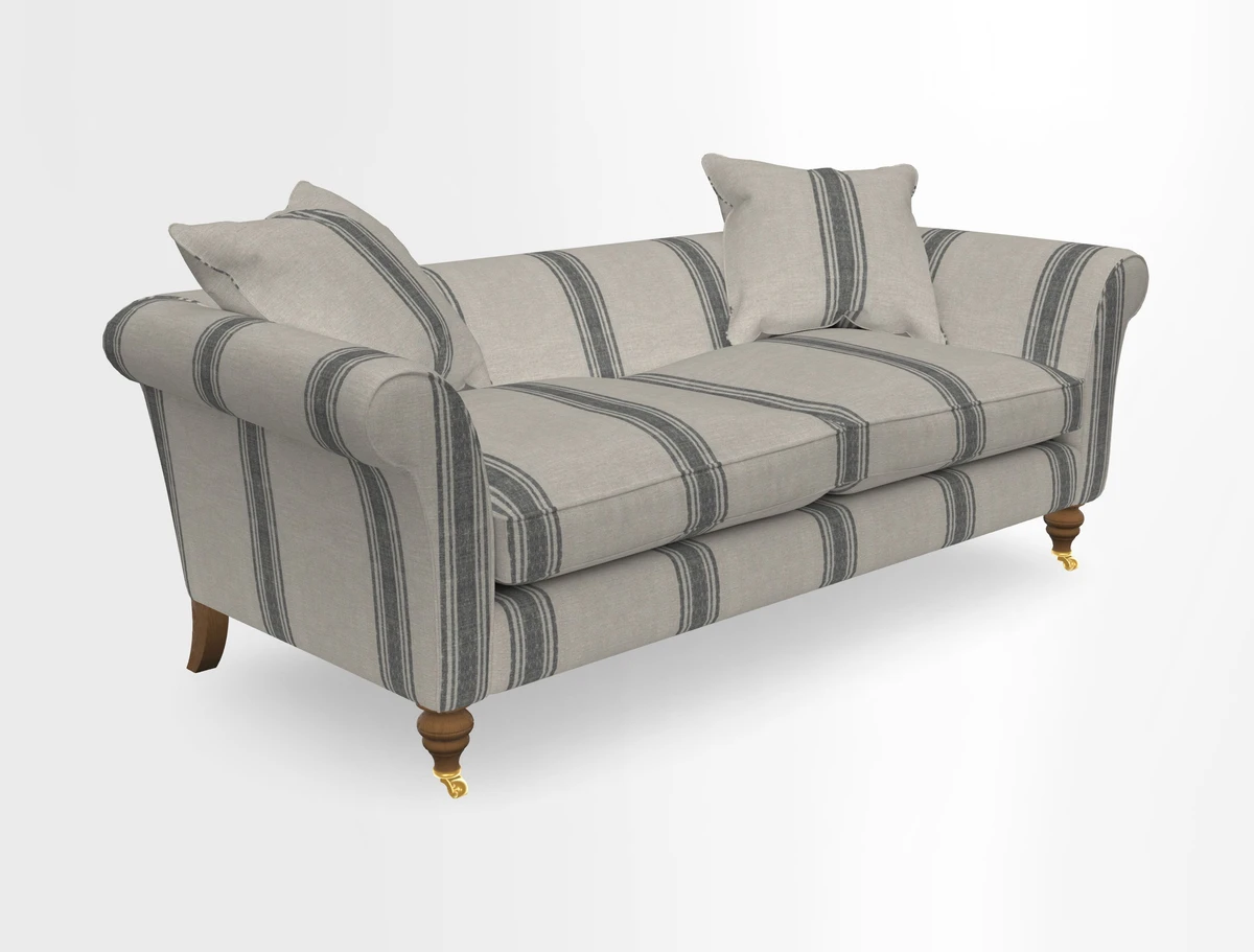 Otley 3 Seater Sofa in RHS Botanicals Palm Leaf Corn