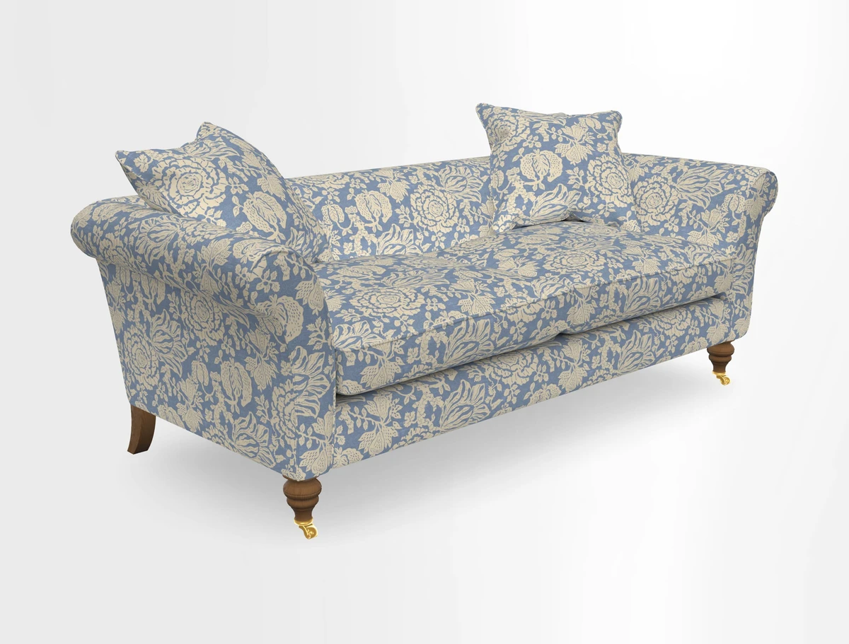 Otley 3 Seater Sofa in RHS Botanicals Palm Leaf Corn