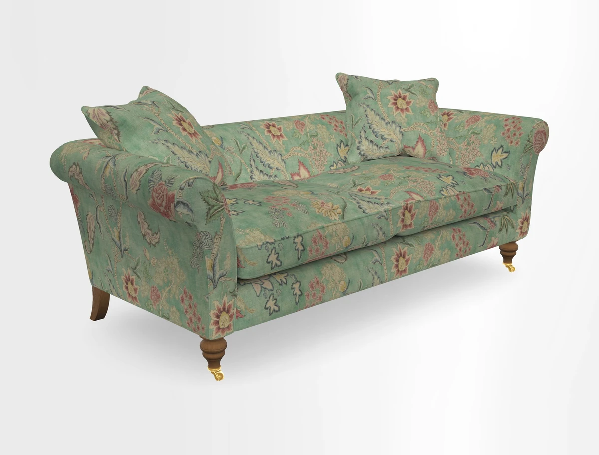Otley 3 Seater Sofa in RHS Botanicals Palm Leaf Corn