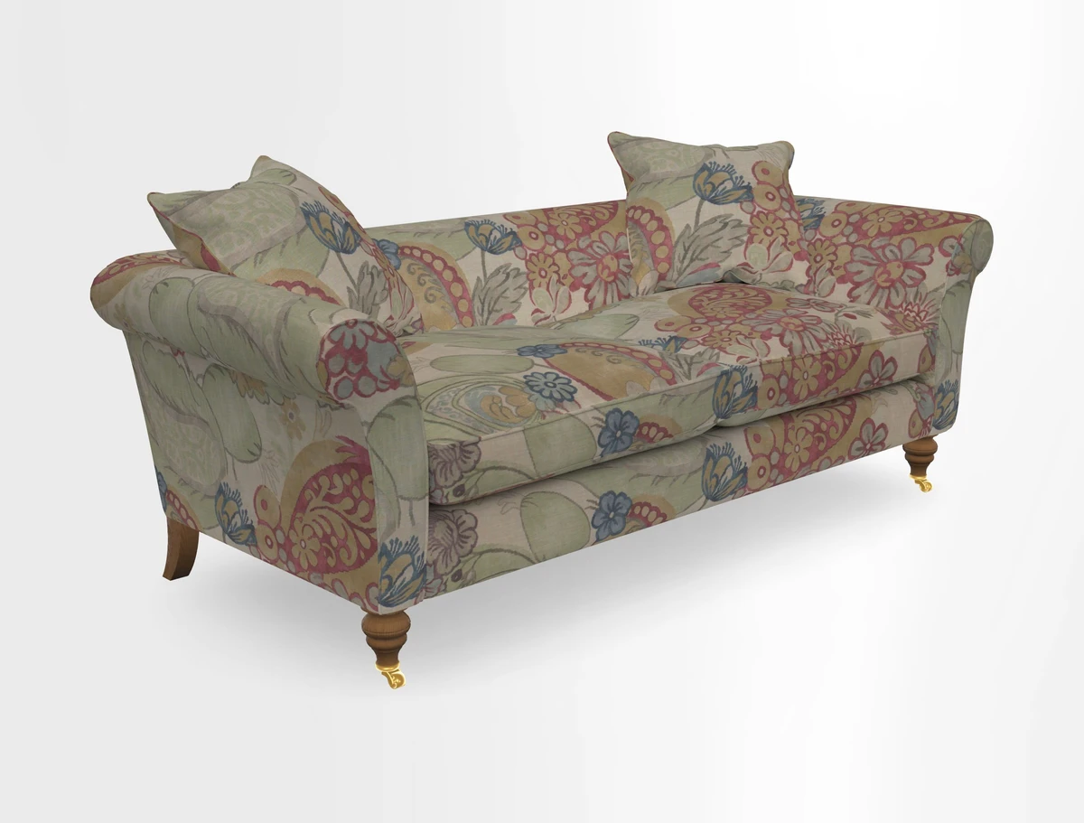 Otley 3 Seater Sofa in RHS Botanicals Palm Leaf Corn