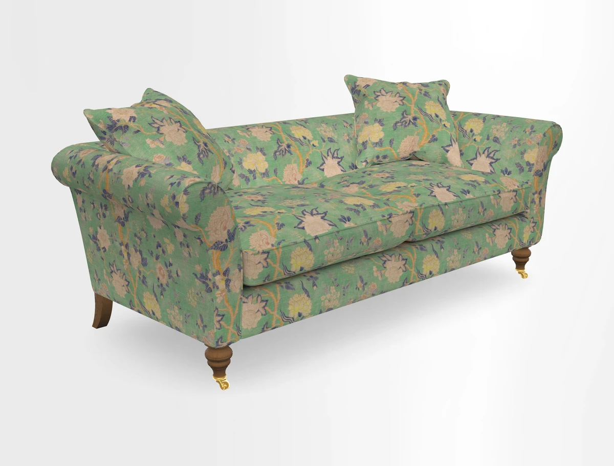 Otley 3 Seater Sofa in RHS Botanicals Palm Leaf Corn