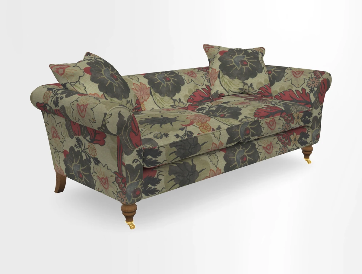 Otley 3 Seater Sofa in RHS Botanicals Palm Leaf Corn