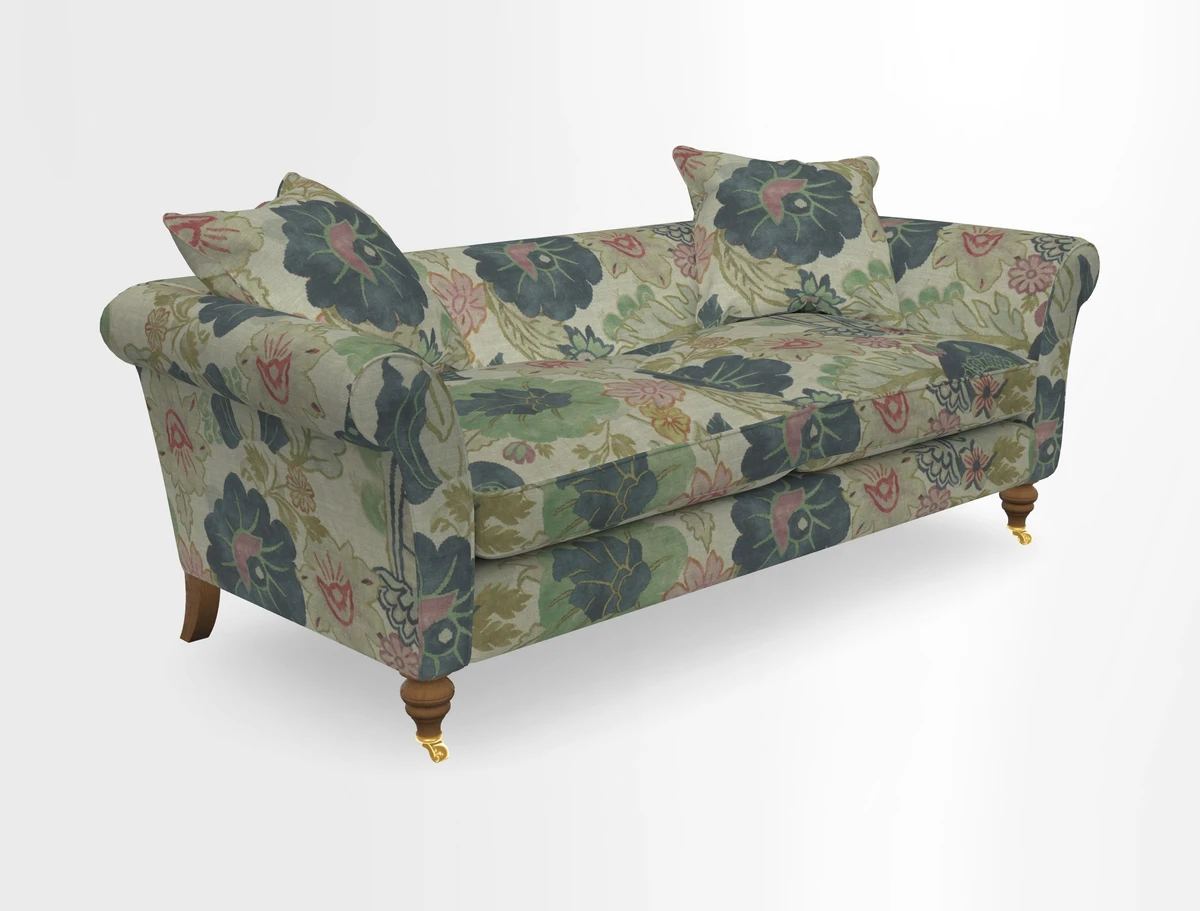 Otley 3 Seater Sofa in RHS Botanicals Palm Leaf Corn