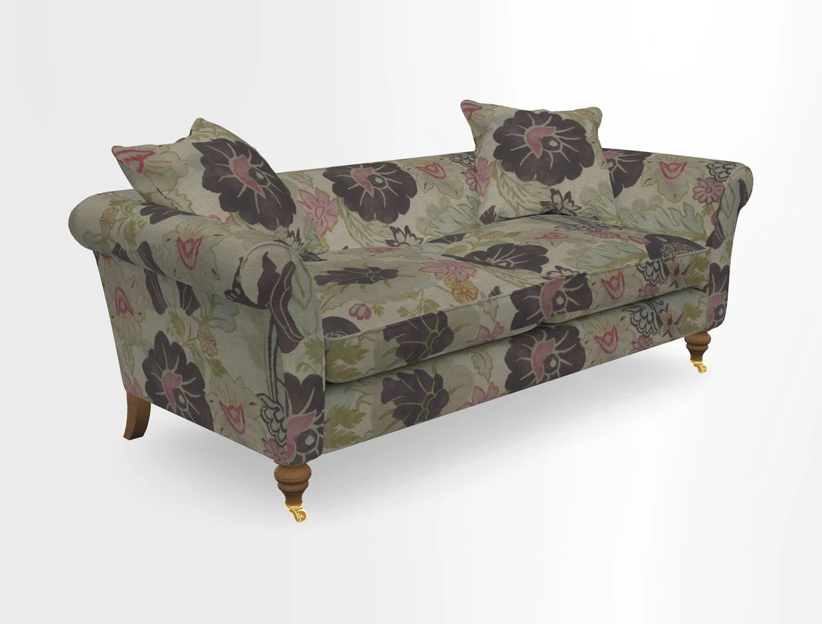 Otley 3 Seater Sofa in RHS Botanicals Palm Leaf Corn