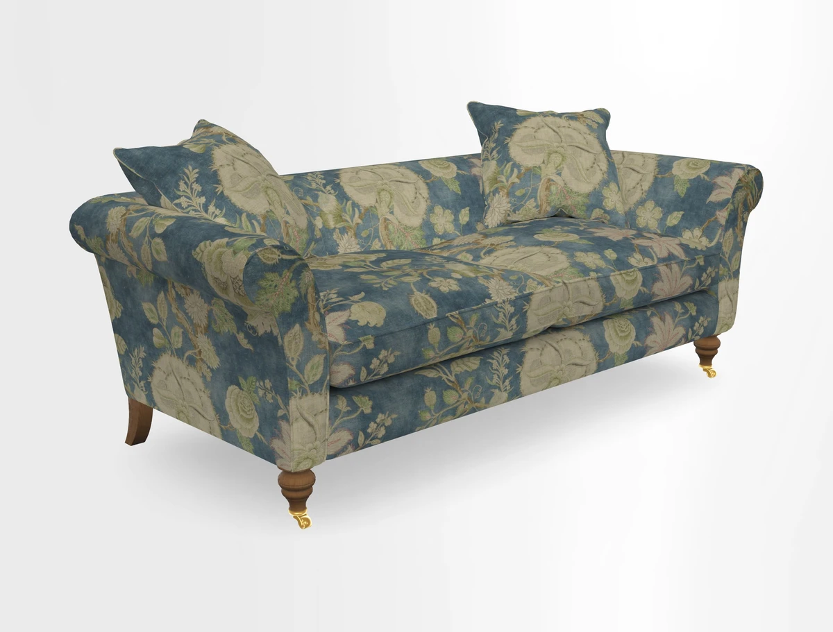 Otley 3 Seater Sofa in RHS Botanicals Palm Leaf Corn
