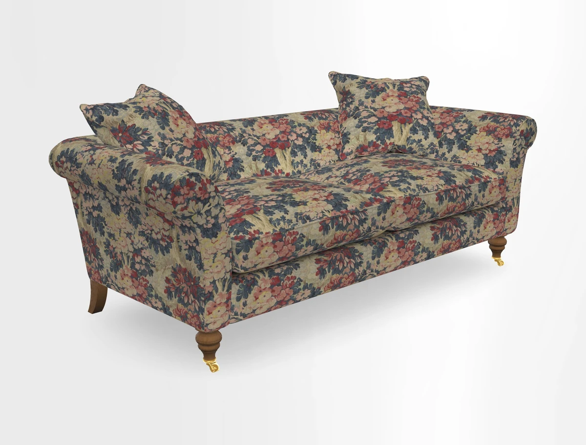 Otley 3 Seater Sofa in RHS Botanicals Palm Leaf Corn