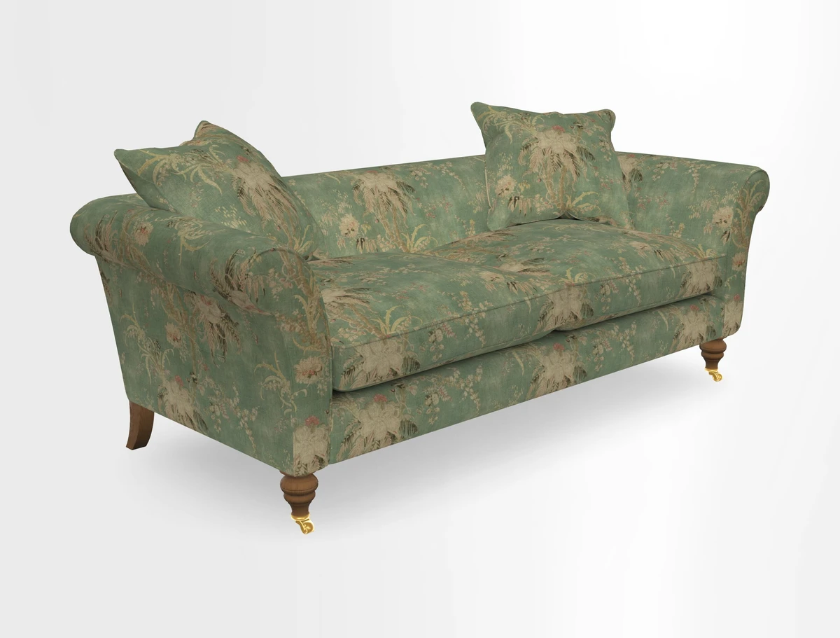 Otley 3 Seater Sofa in RHS Botanicals Palm Leaf Corn
