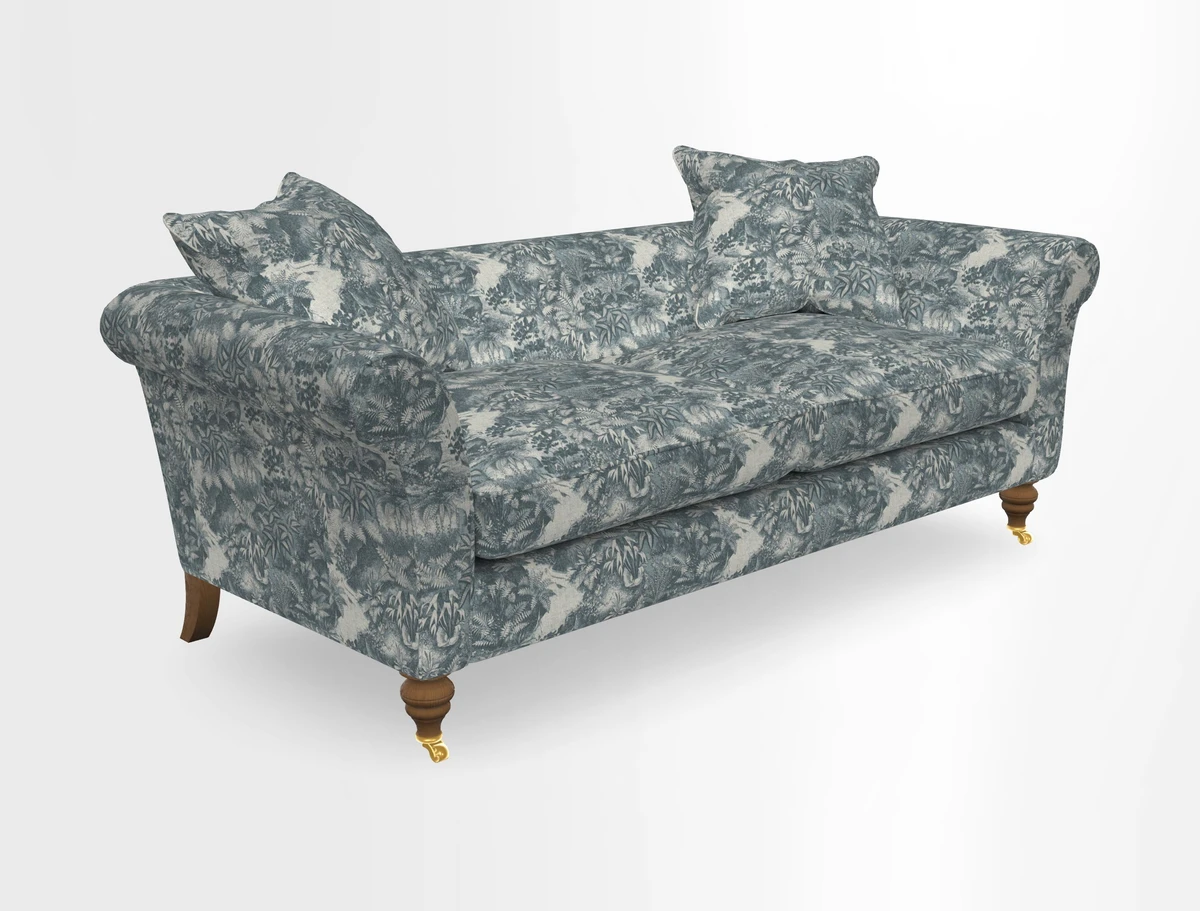 Otley 3 Seater Sofa in RHS Botanicals Palm Leaf Corn