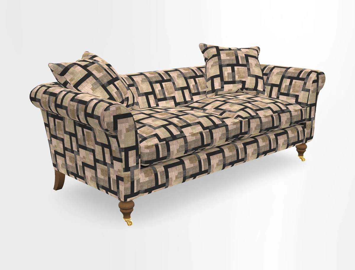 Otley 3 Seater Sofa in RHS Botanicals Palm Leaf Corn