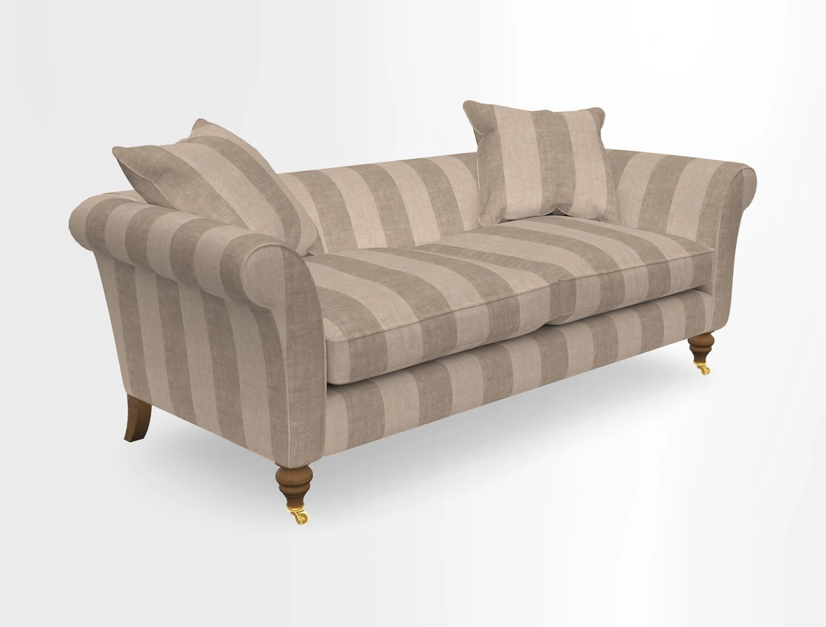 Otley 3 Seater Sofa in RHS Botanicals Palm Leaf Corn