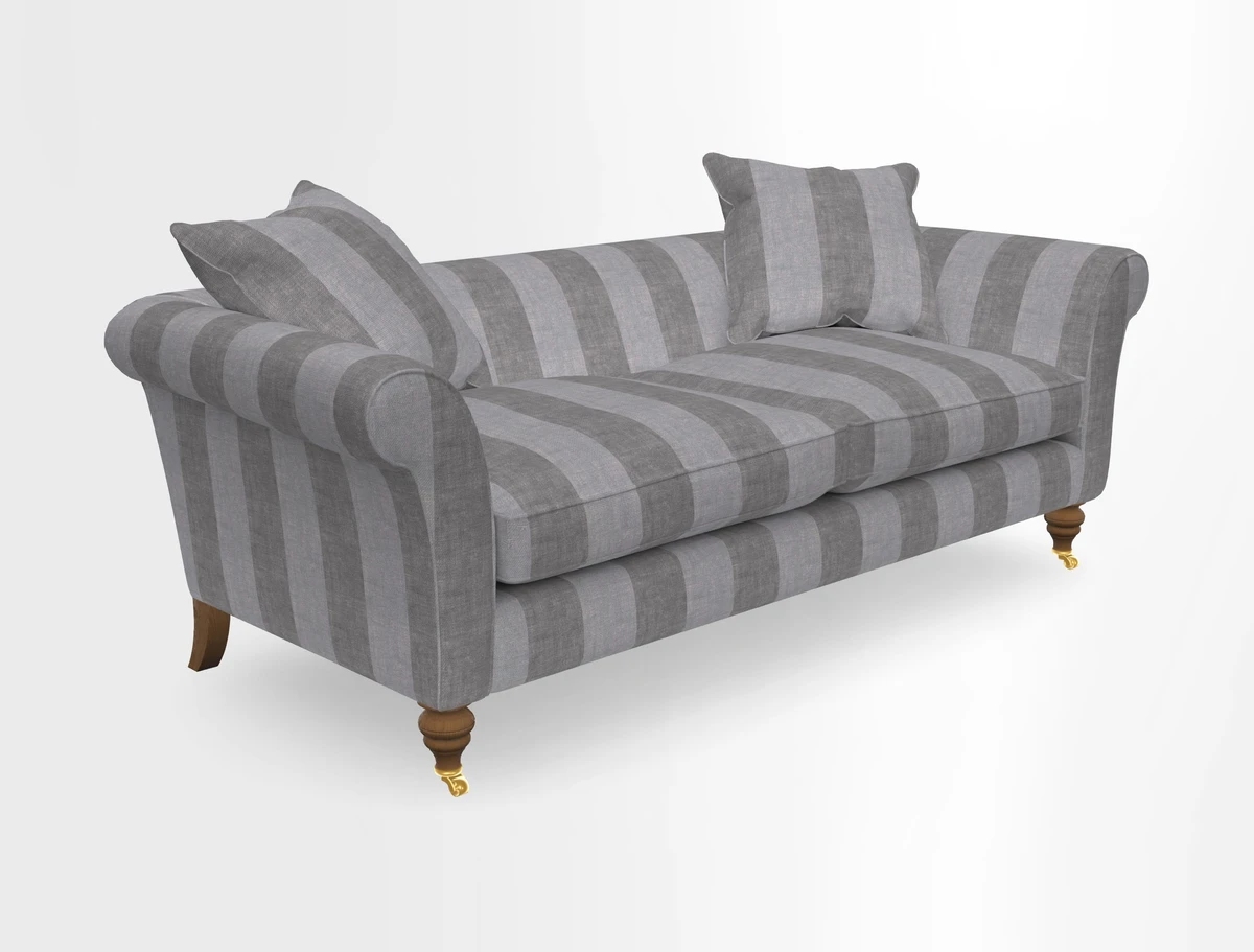 Otley 3 Seater Sofa in RHS Botanicals Palm Leaf Corn