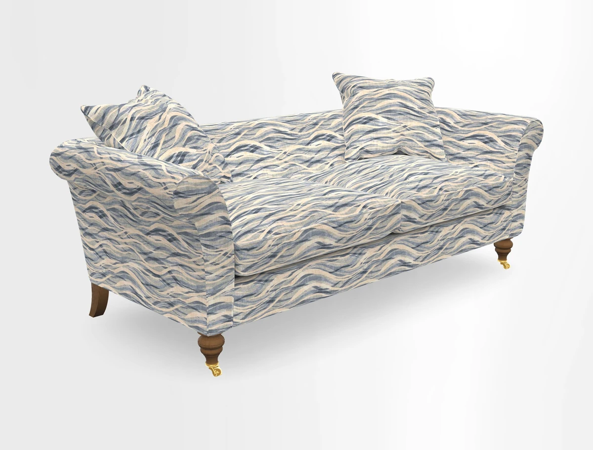 Otley 3 Seater Sofa in RHS Botanicals Palm Leaf Corn