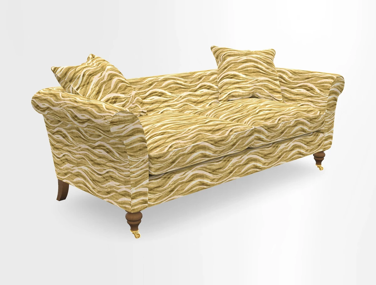 Otley 3 Seater Sofa in RHS Botanicals Palm Leaf Corn
