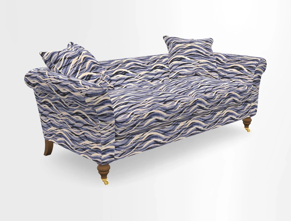 Otley 3 Seater Sofa in RHS Botanicals Palm Leaf Corn