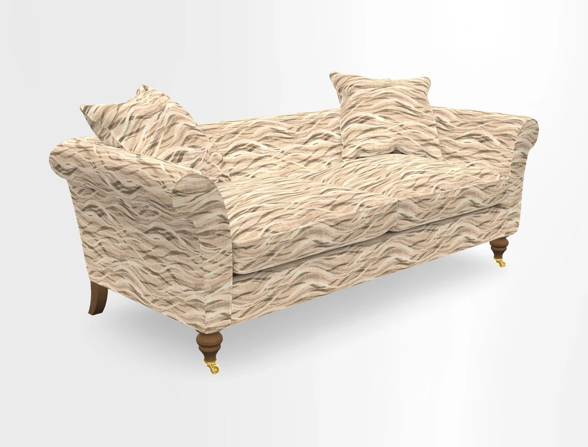 Otley 3 Seater Sofa in RHS Botanicals Palm Leaf Corn