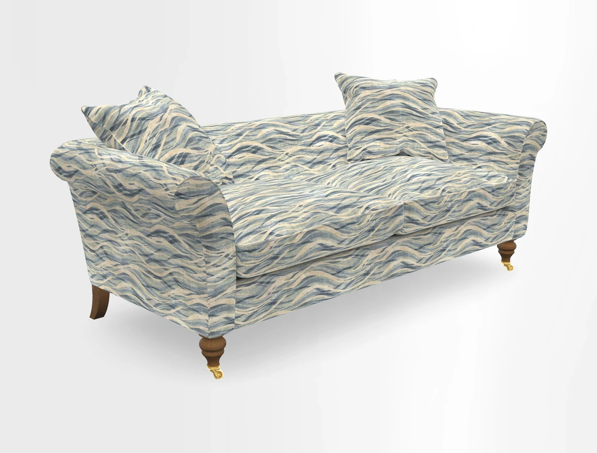Otley 3 Seater Sofa in RHS Botanicals Palm Leaf Corn