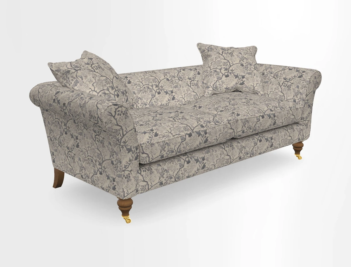 Otley 3 Seater Sofa in RHS Botanicals Palm Leaf Corn