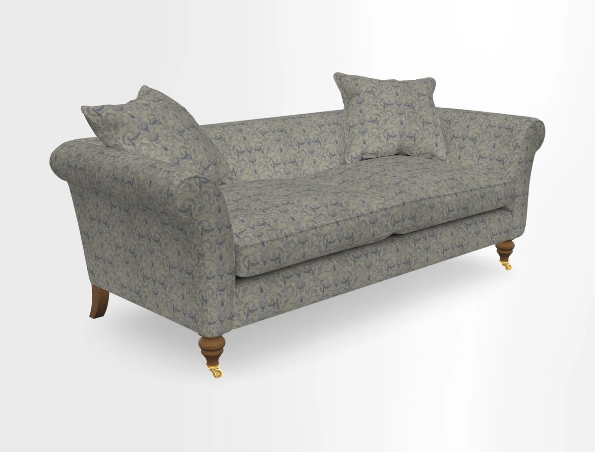 Otley 3 Seater Sofa in RHS Botanicals Palm Leaf Corn