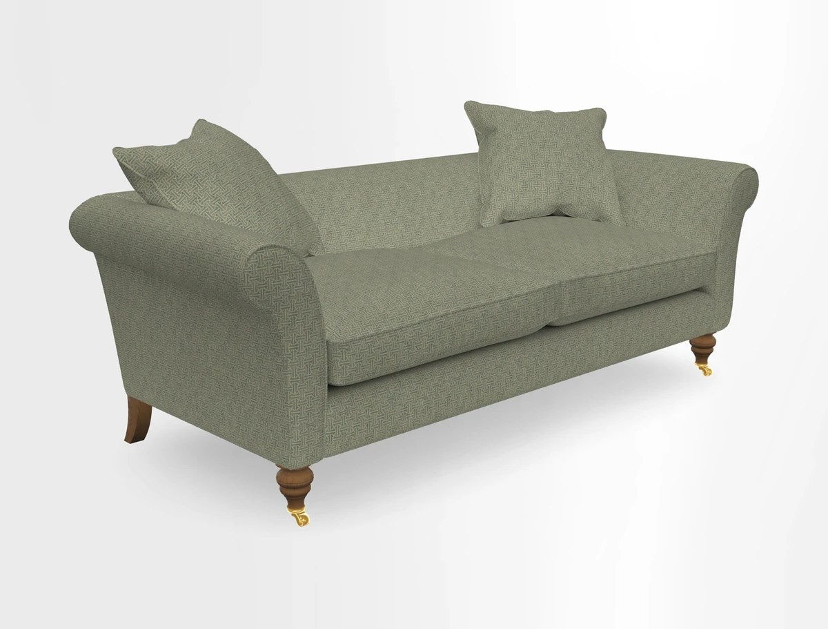 Otley 3 Seater Sofa in RHS Botanicals Palm Leaf Corn