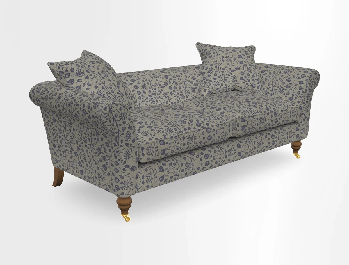 Otley 3 Seater Sofa in RHS Botanicals Palm Leaf Corn