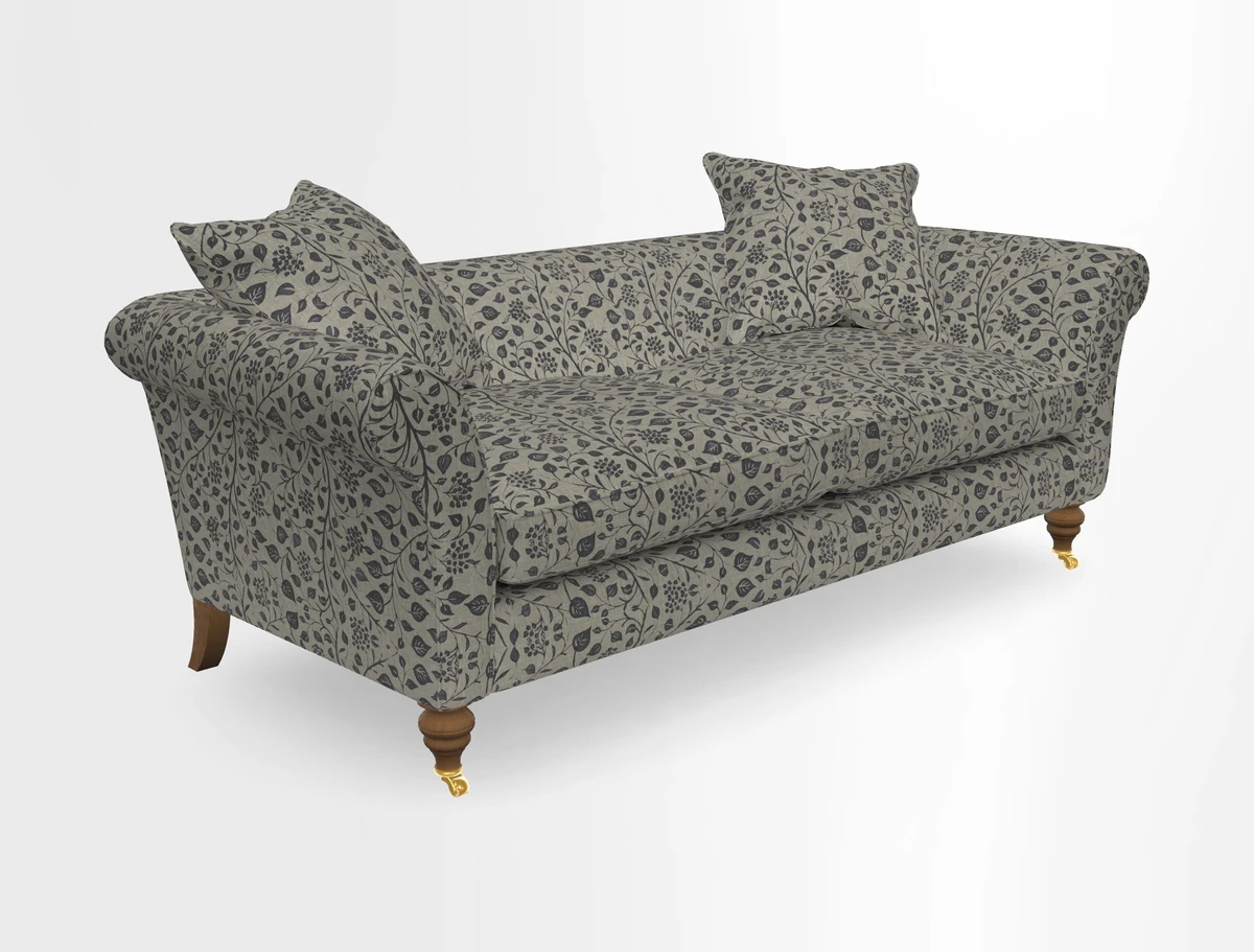 Otley 3 Seater Sofa in RHS Botanicals Palm Leaf Corn