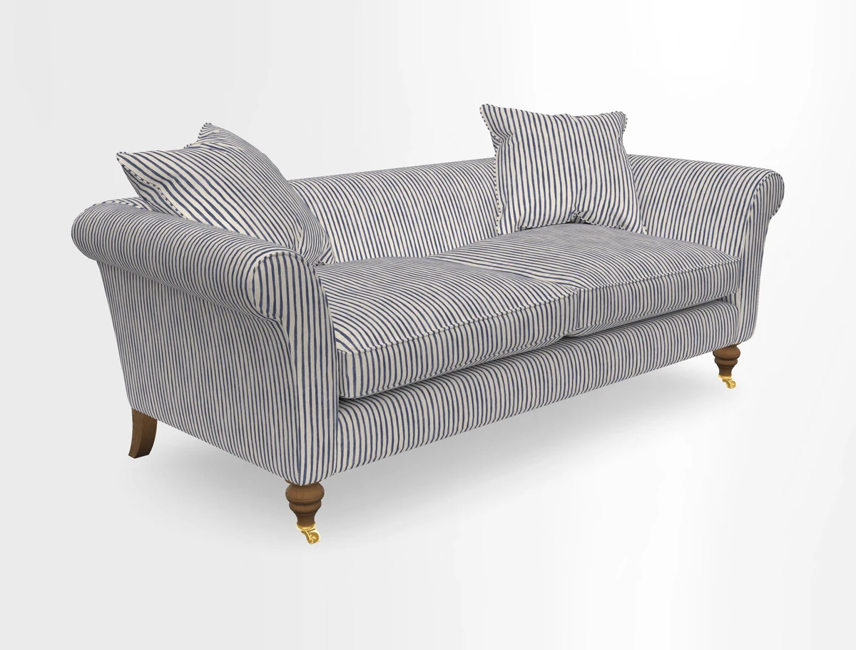 Otley 3 Seater Sofa in RHS Botanicals Palm Leaf Corn