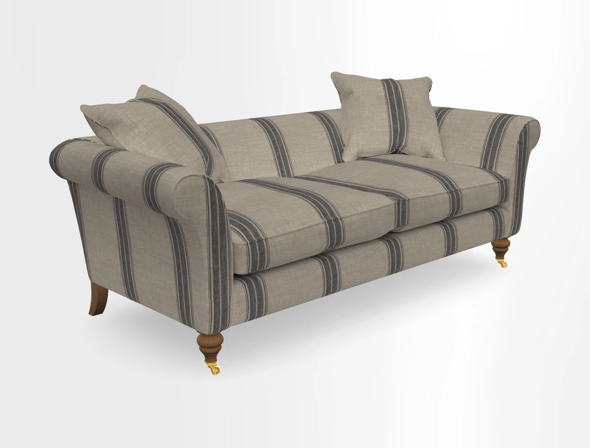 Otley 3 Seater Sofa in RHS Botanicals Palm Leaf Corn