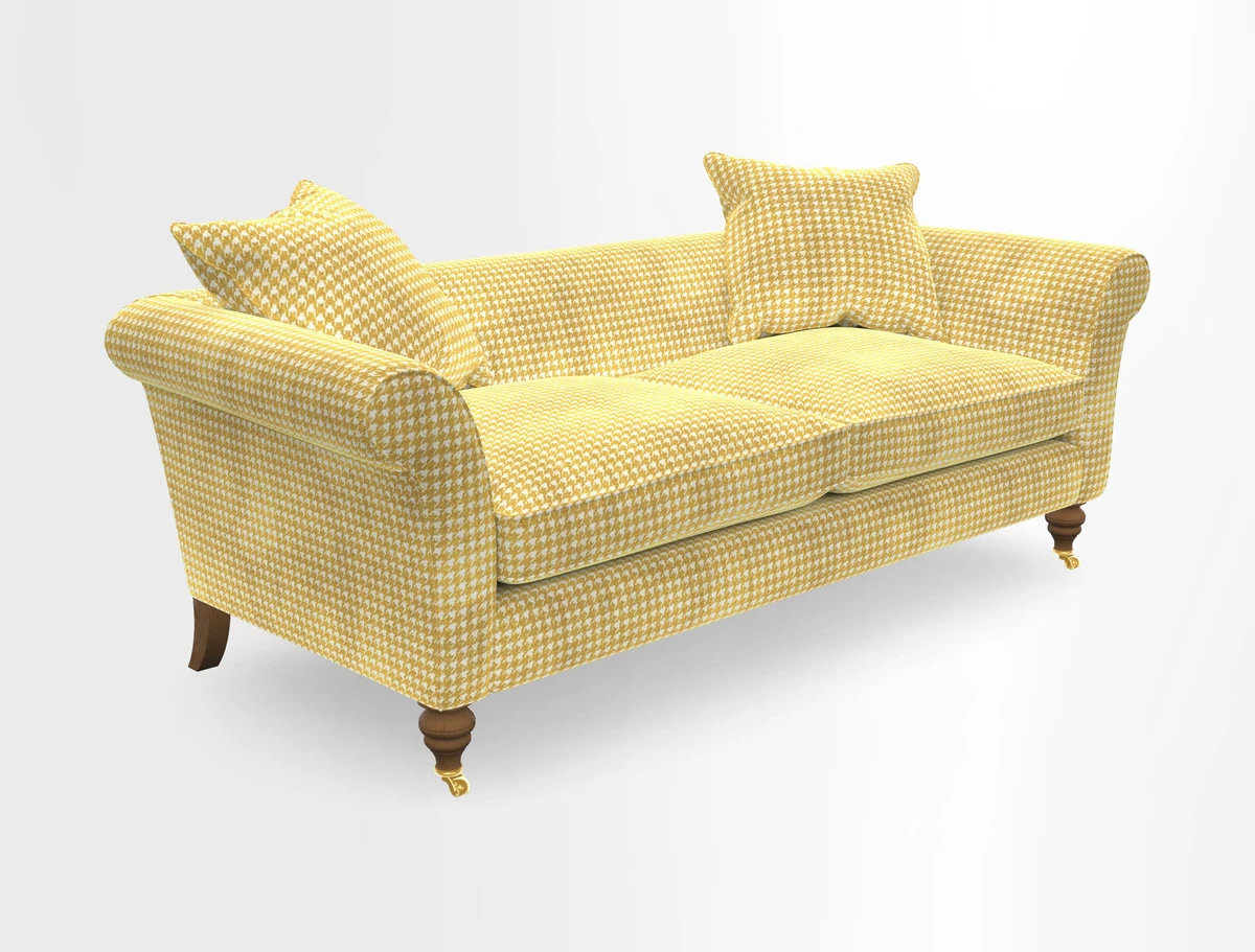Otley 3 Seater Sofa in RHS Botanicals Palm Leaf Corn