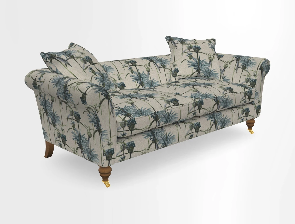 Otley 3 Seater Sofa in RHS Botanicals Palm Leaf Corn
