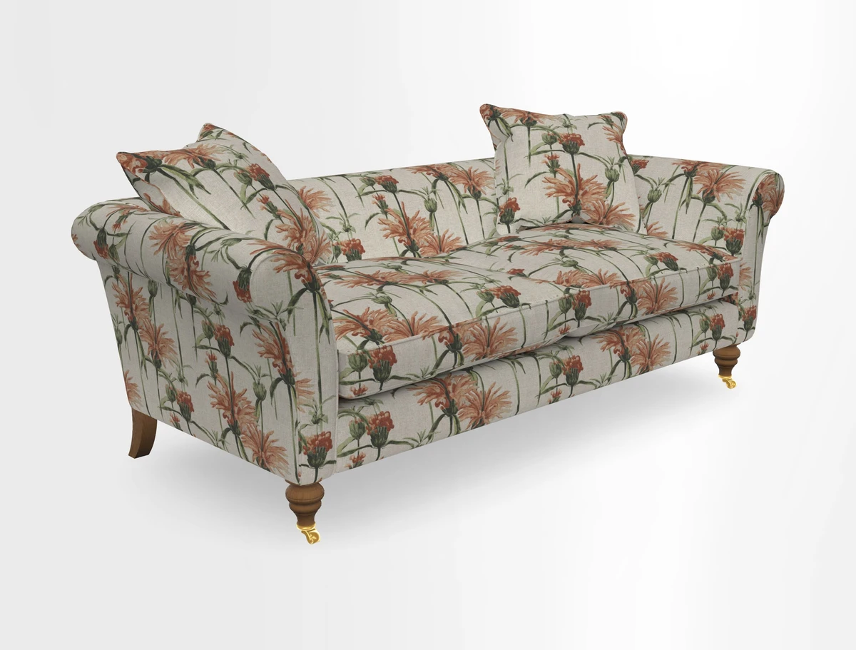 Otley 3 Seater Sofa in RHS Botanicals Palm Leaf Corn