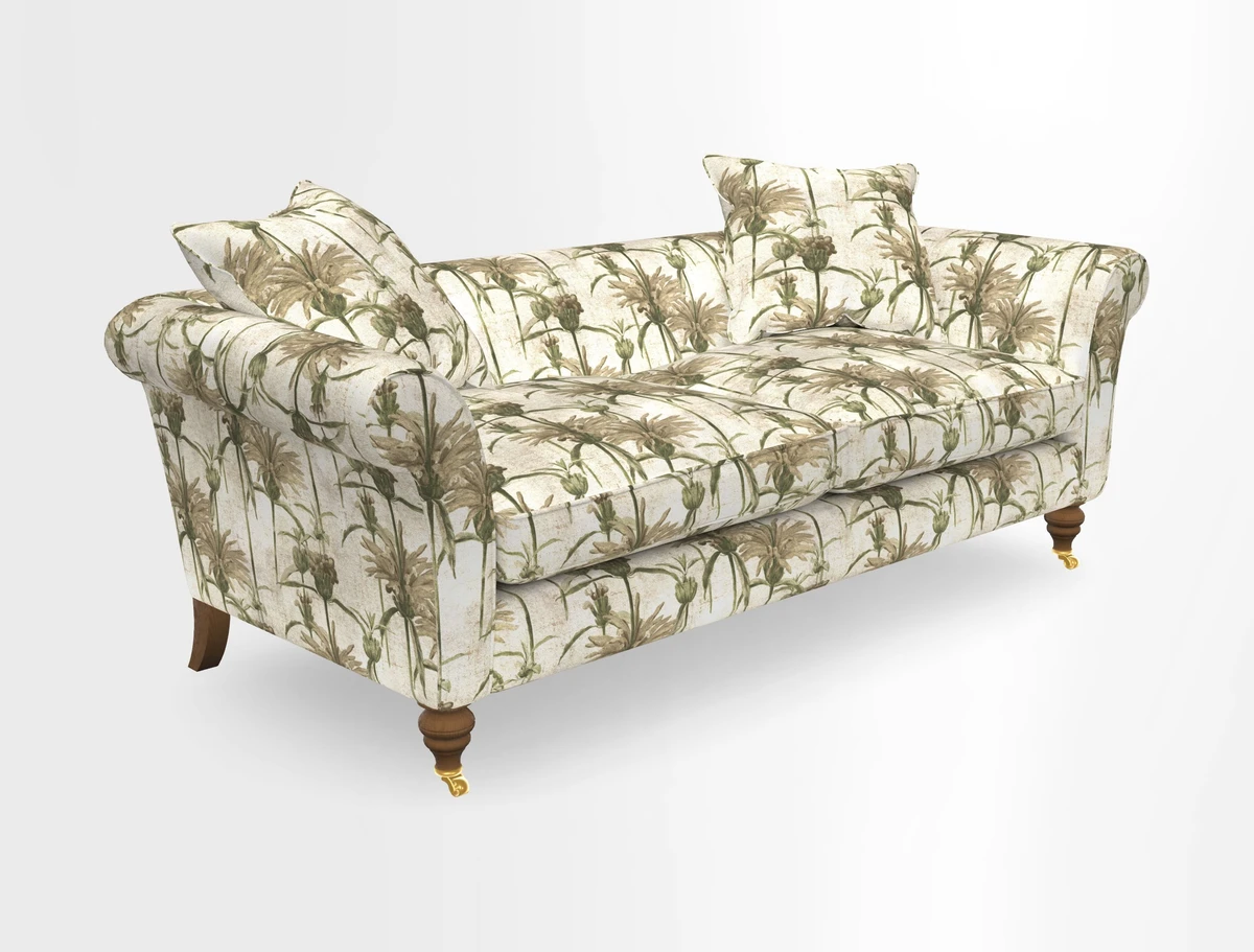 Otley 3 Seater Sofa in RHS Botanicals Palm Leaf Corn