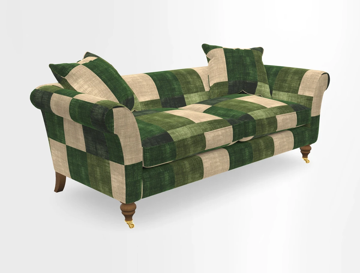 Otley 3 Seater Sofa in RHS Botanicals Palm Leaf Corn
