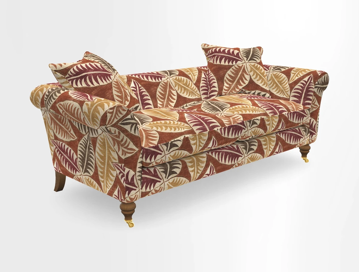 Otley 3 Seater Sofa in RHS Botanicals Palm Leaf Corn