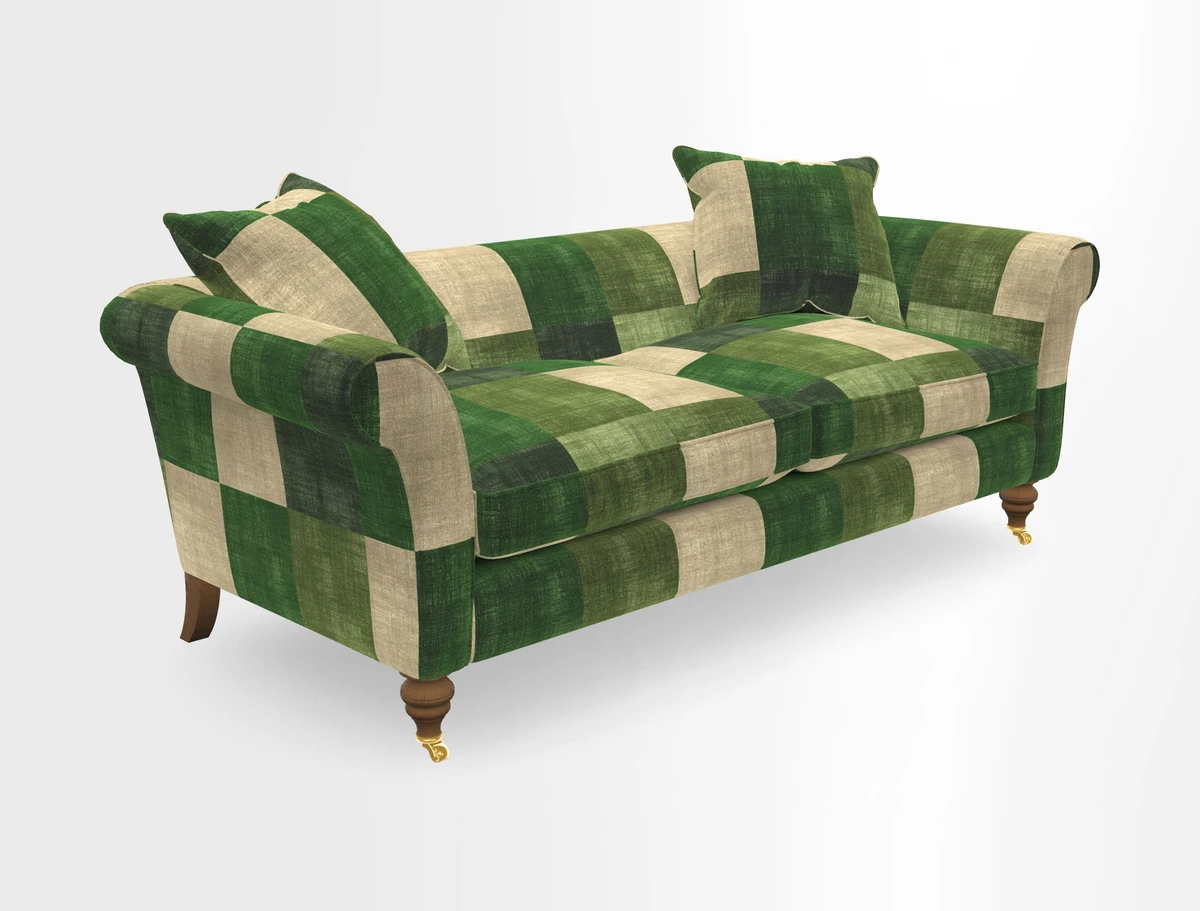 Otley 3 Seater Sofa in RHS Botanicals Palm Leaf Corn
