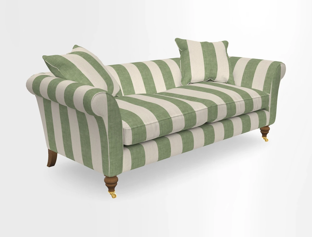 Otley 3 Seater Sofa in RHS Botanicals Palm Leaf Corn