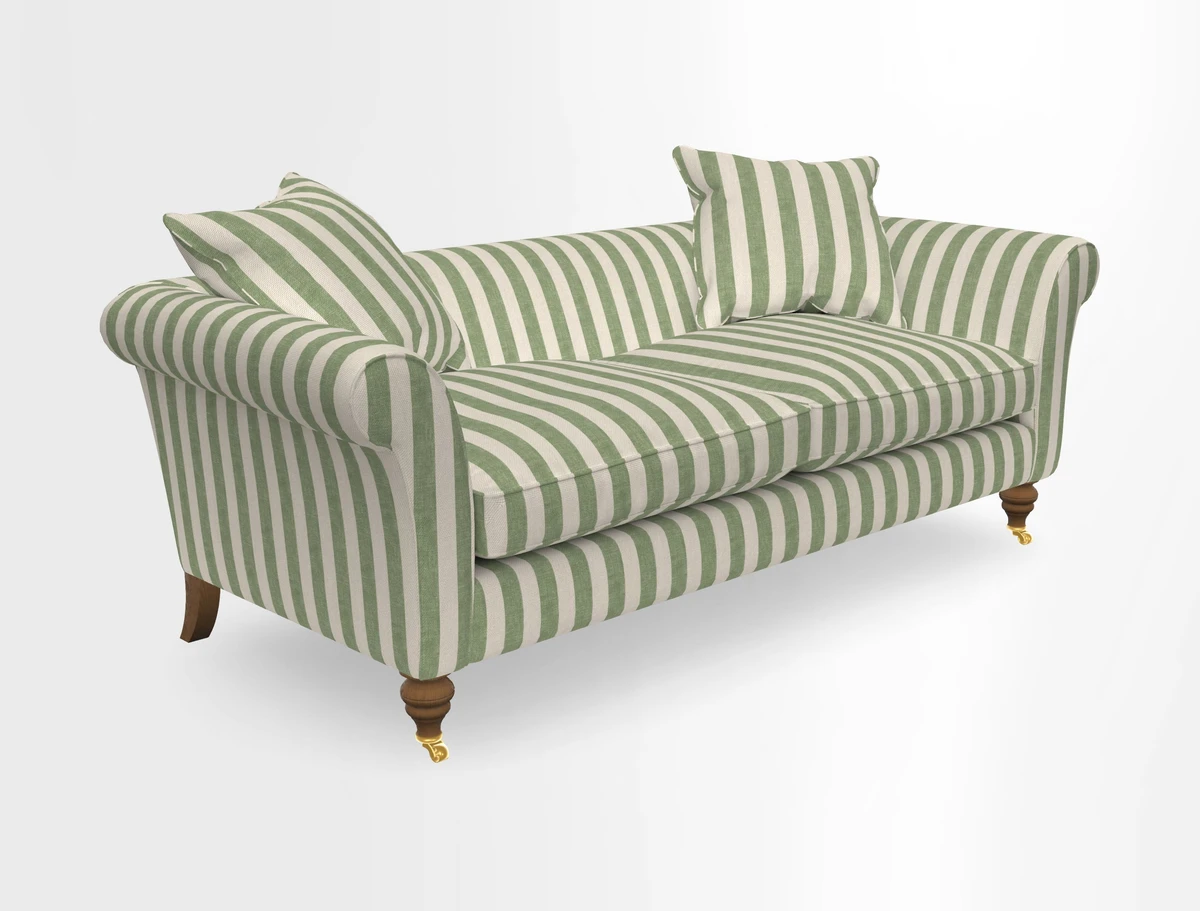 Otley 3 Seater Sofa in RHS Botanicals Palm Leaf Corn
