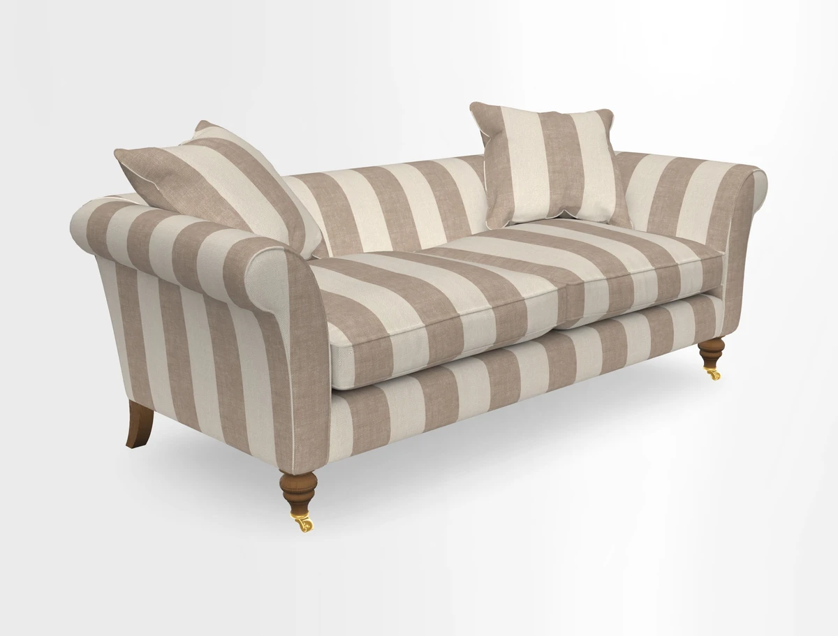 Otley 3 Seater Sofa in RHS Botanicals Palm Leaf Corn