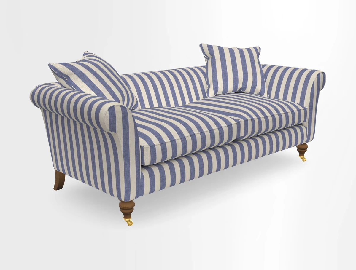 Otley 3 Seater Sofa in RHS Botanicals Palm Leaf Corn