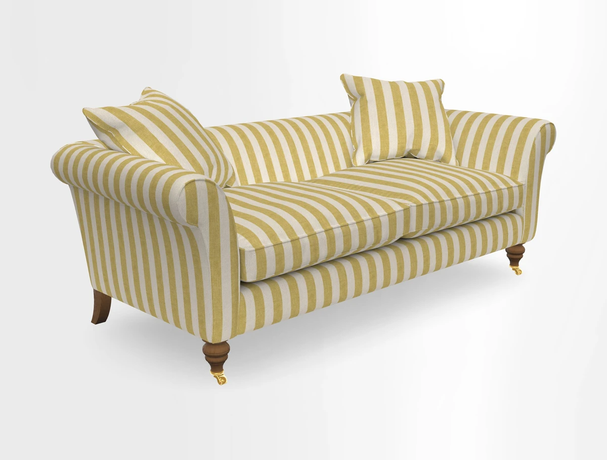 Otley 3 Seater Sofa in RHS Botanicals Palm Leaf Corn